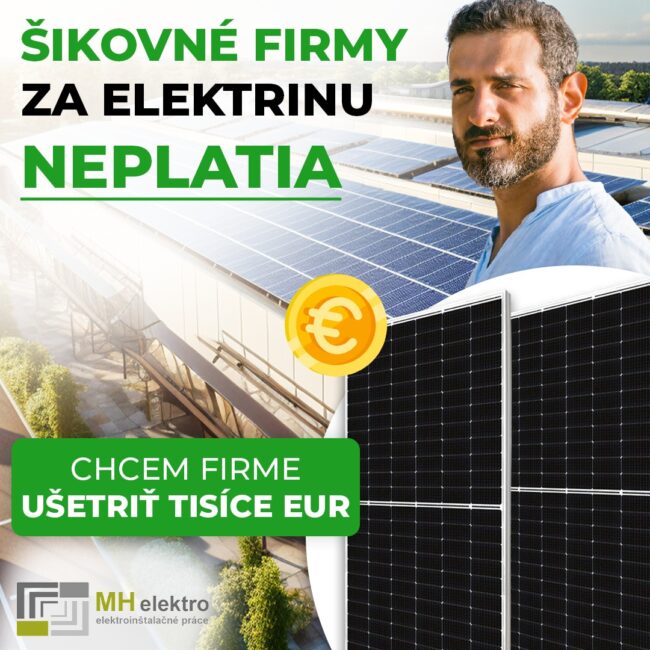 Šikovné firmy za elektrinu neplatia